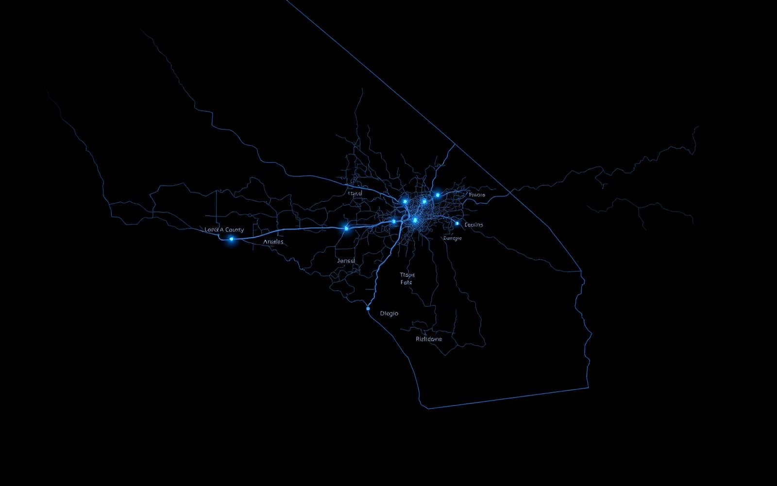Southern California map